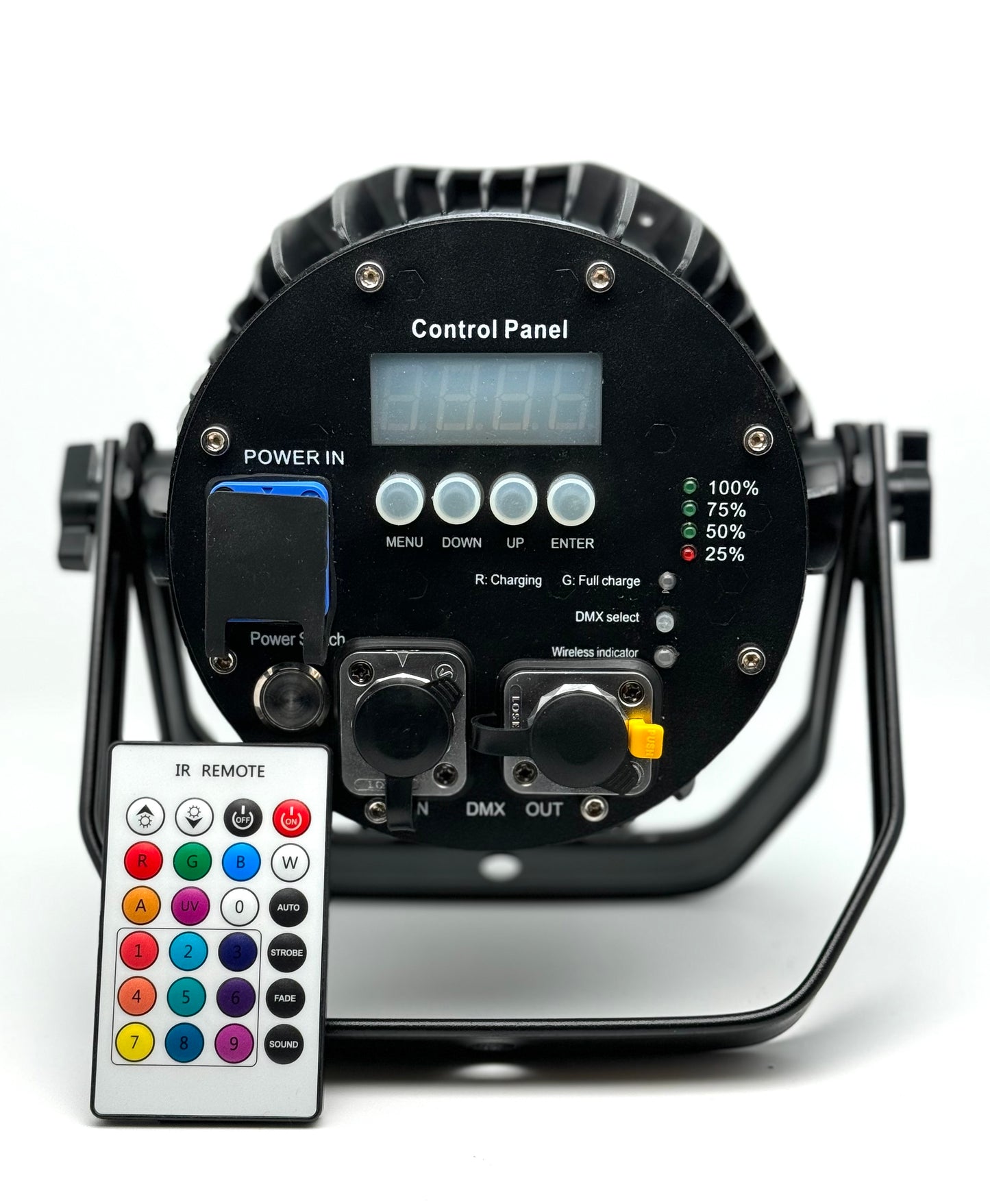 SLX Outdoor-M Akku: LED Akku Floor Spot mit 6x18W RGBWA+UV