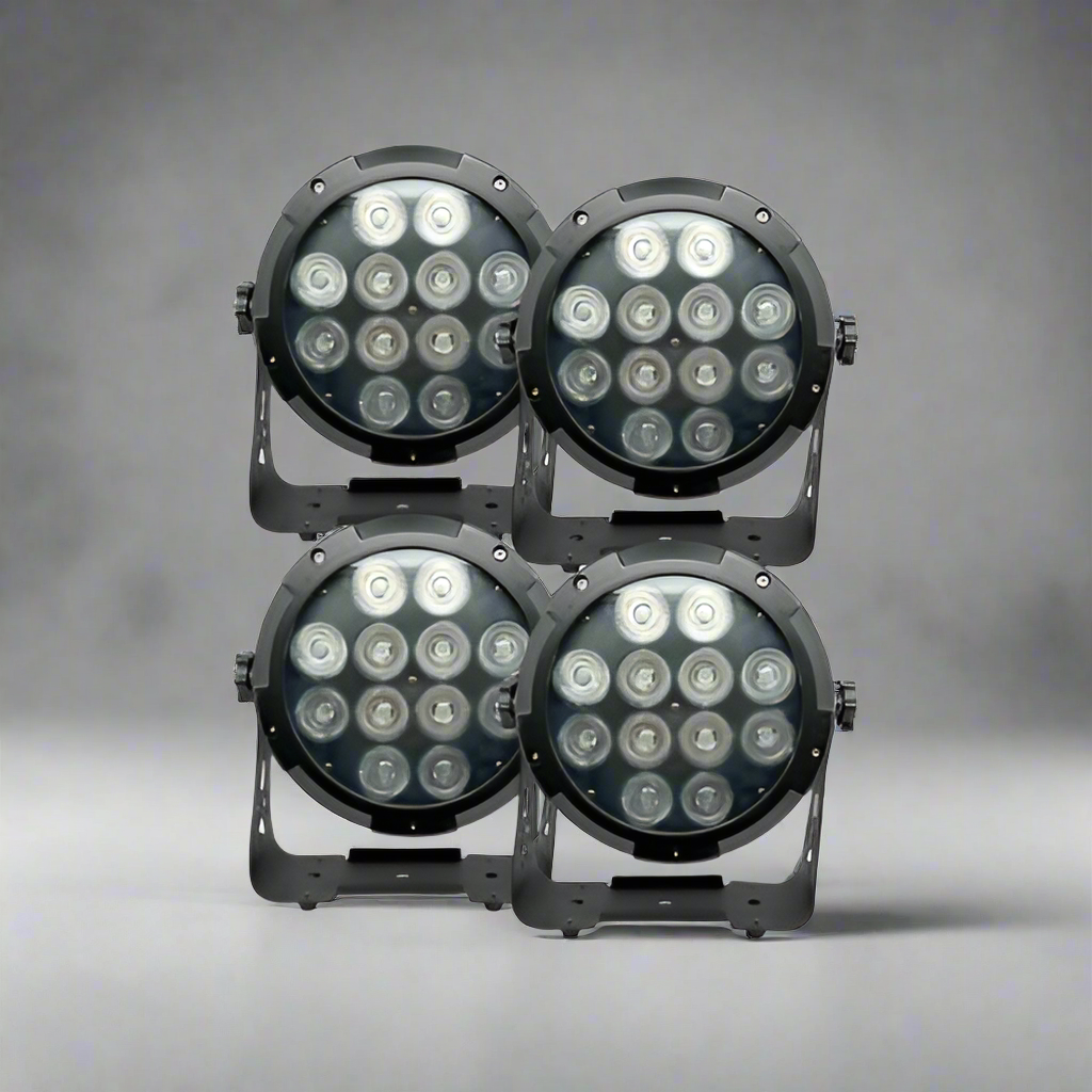 SLX Outdoor-XL Akku: 4 LED Akku PAR Lights im Paket